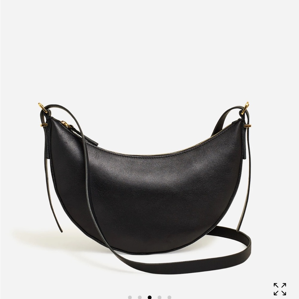 Madewell crescent shaped light chestnut brown purse crossbody 🤎